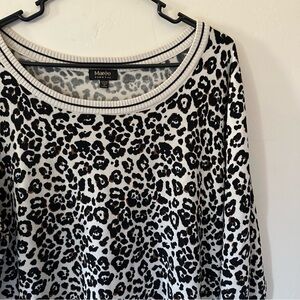 Maree Pour Toi Cheetah Print Sweater